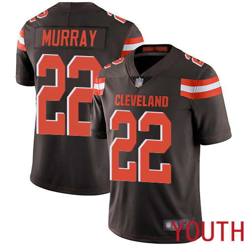 Cleveland Browns Eric Murray Youth Brown Limited Jersey #22 NFL Football Home Vapor Untouchable